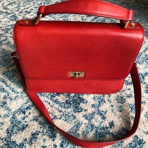J Crew Edie Bag - Red Leather